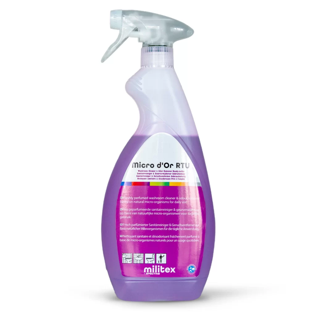 Militex Micro d’Or RTU 750 ml sanitairreiniger en geurverwijderaar